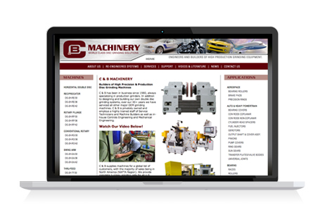 C&B Machinery Website